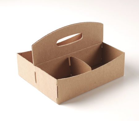 Caja de cartón para frutos rojos