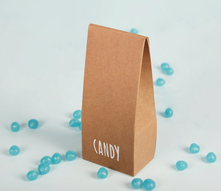 Caja con ventana para alimentación