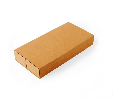Caja de cartón para sushi alargada con faja  