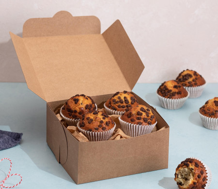 Caja de Cartón para Cupcakes Original