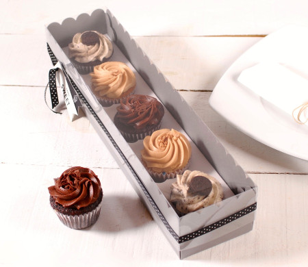 Caja para 5 Cupcakes o Muffins