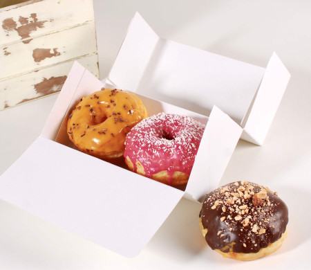 Caja para donuts plegable