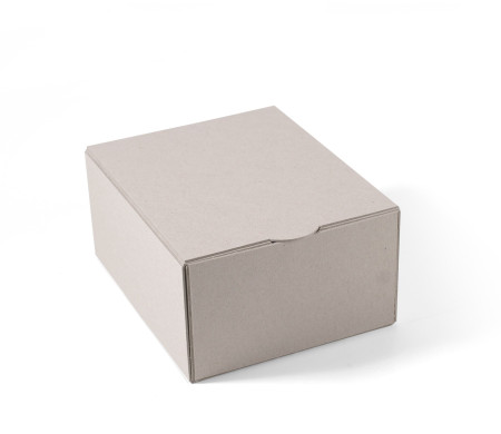 Caja rectangular automontable de cartón ecológico rígido