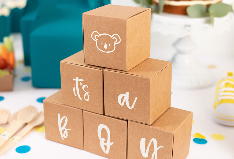 cantidad Cubeta Unirse Las cajas para Baby Shower más originales - Selfpackaging Blog