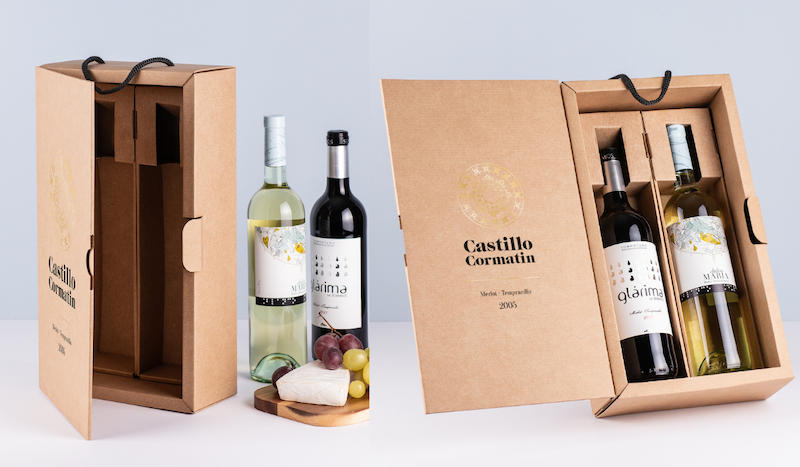 cerebro Cabaña A fondo Cajas de vino decoradas para regalo - Selfpackaging Blog