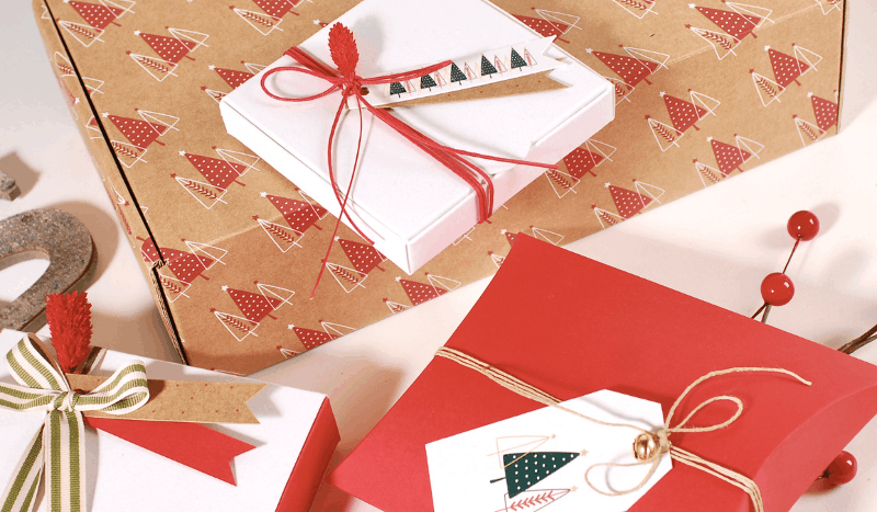 Escoge el estilo de tus cajas navideñas