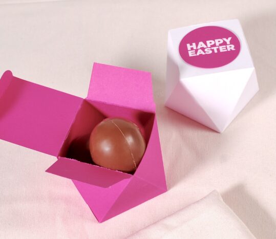 Caja para huevos de chocolate de Pascua