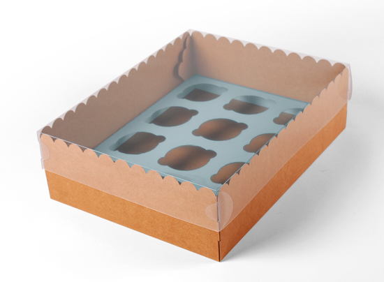 Caja para 12 cupcakes