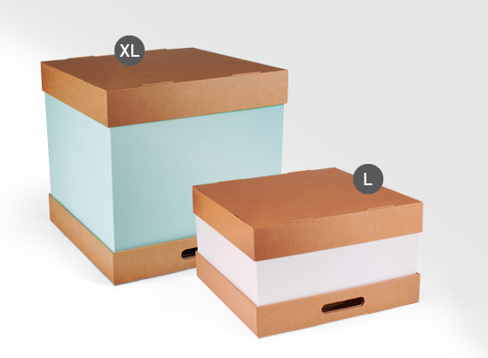 Caja para tartas grandes y pasteles