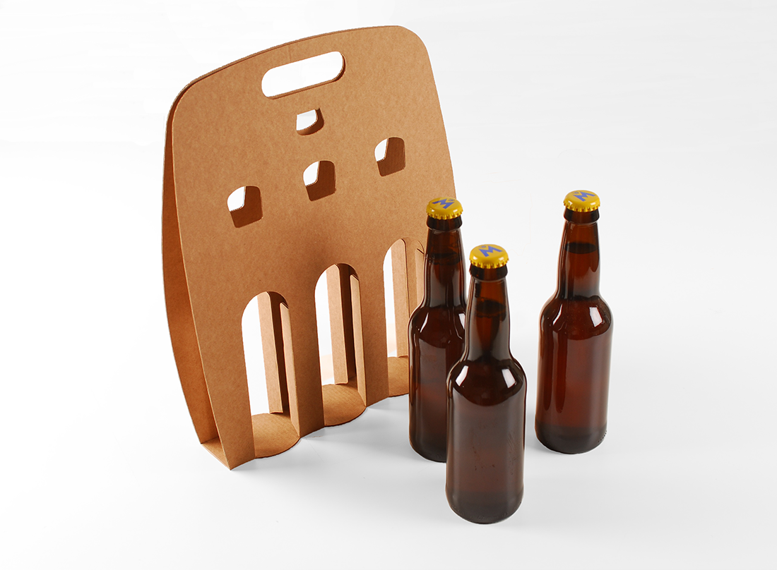 Caja para botellas de cervezas