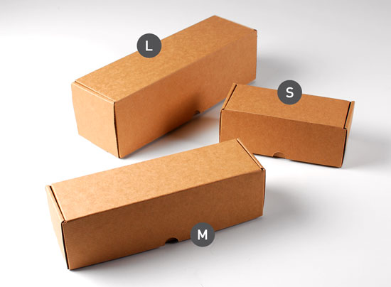 Caja para envíos alargada