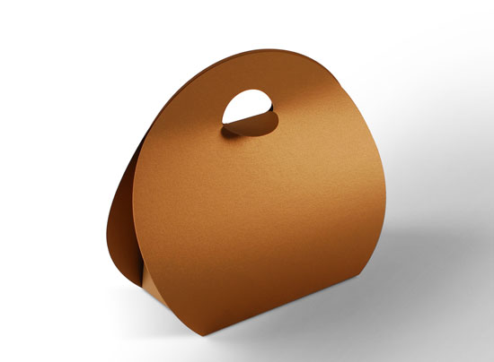 Bolsa de cartón con asa