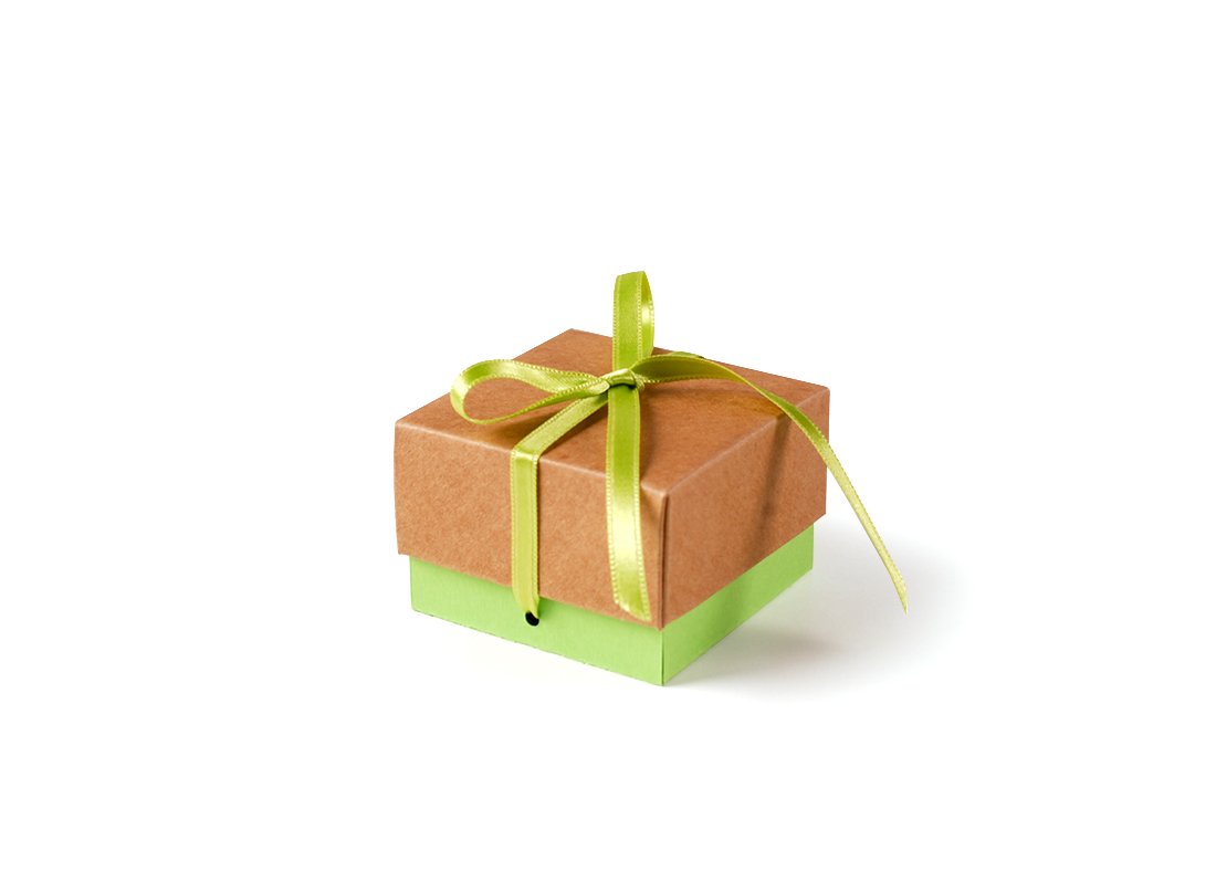 Caja cuadrada simple con tapa