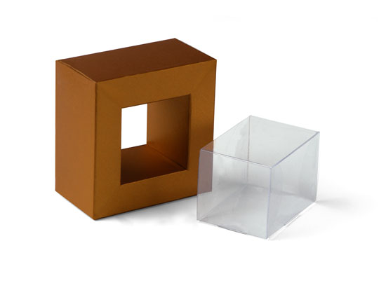 Caja regalo marco transparente