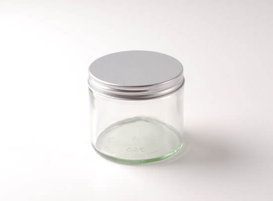 Frasco de cristal 250ml para velas aromáticas