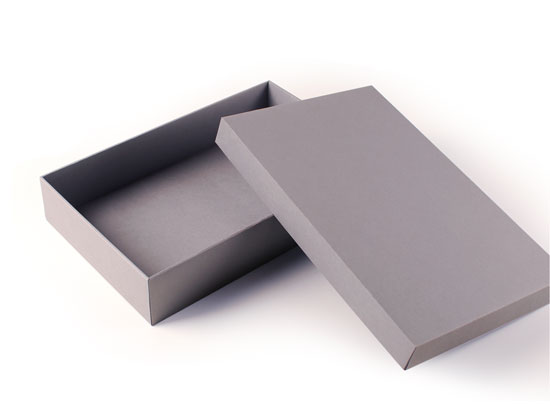 Caja forrada rectangular
