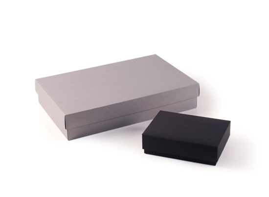Caja forrada rectangular