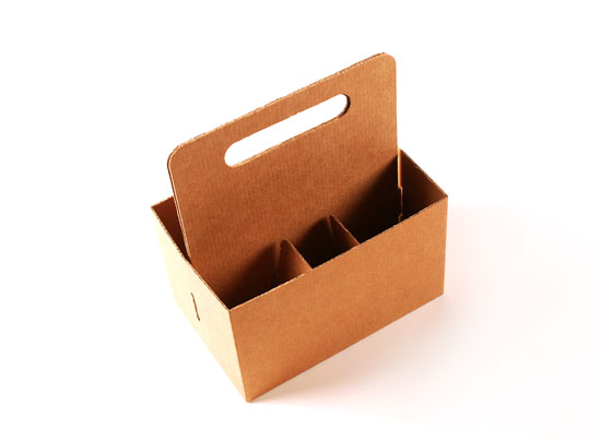 Caja para cervezas con asa