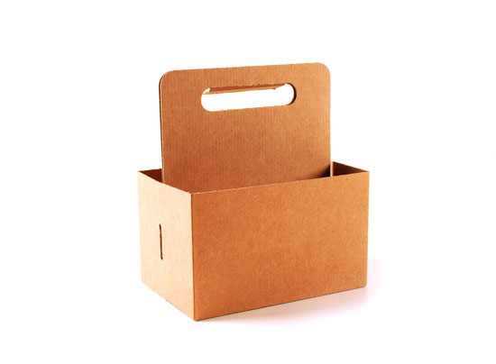 Caja para cervezas con asa