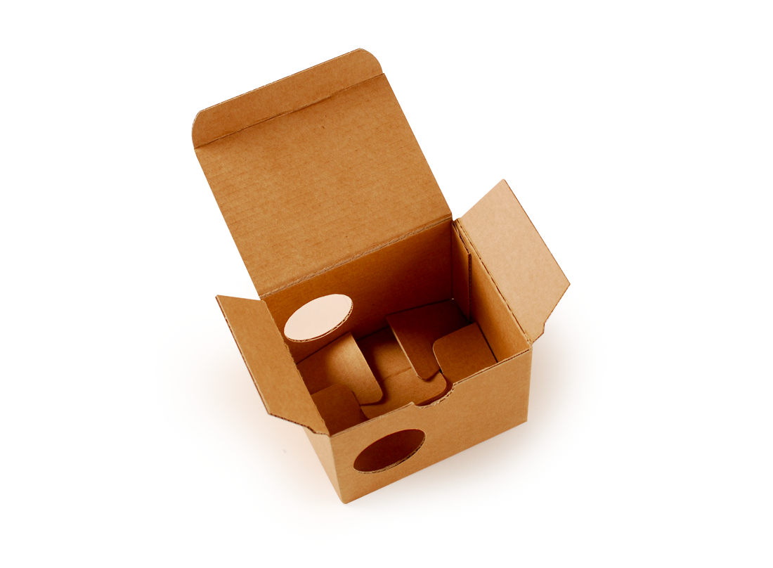 Caja para taza de café