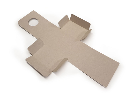 Caja automontable de cartón 100% reciclado