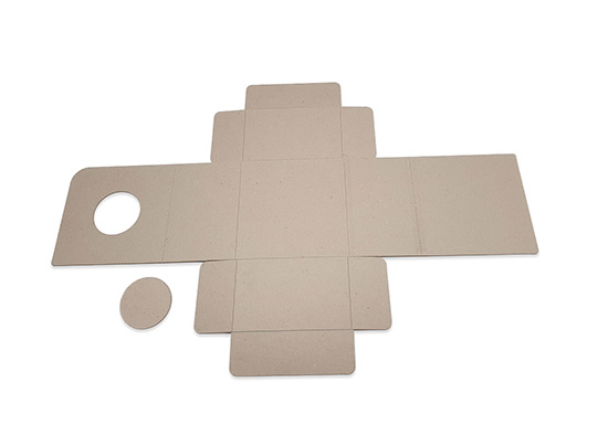 Caja automontable de cartón 100% reciclado