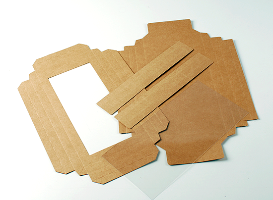 Caja con ventana para galletas