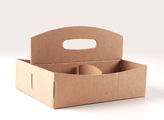 Caja de cartón para frutos rojos