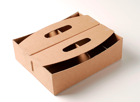 Caja de cartón para frutos rojos