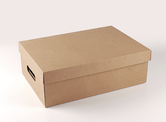 Caja de cartón con tapa para verduras
