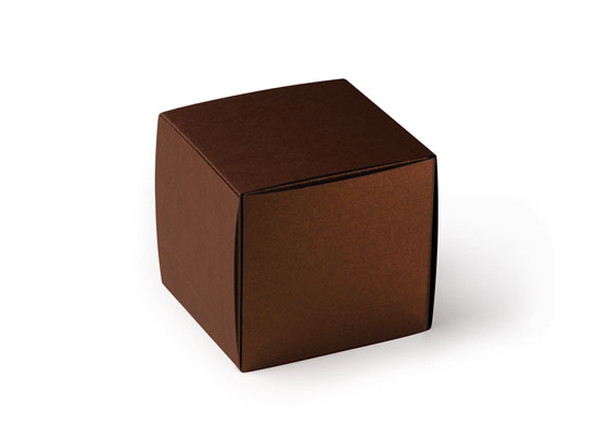 Caja regalo cuadrada con faja