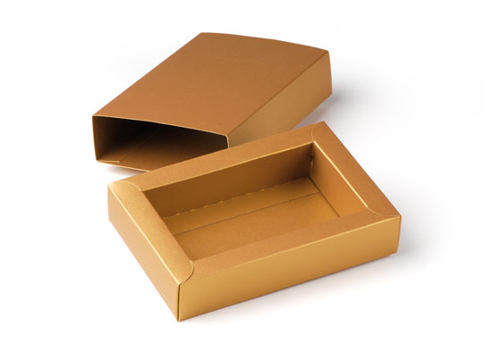 Caja para bombones con faja