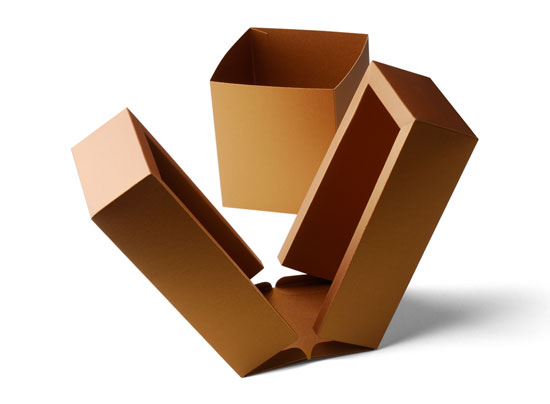 Caja cubeta con faja