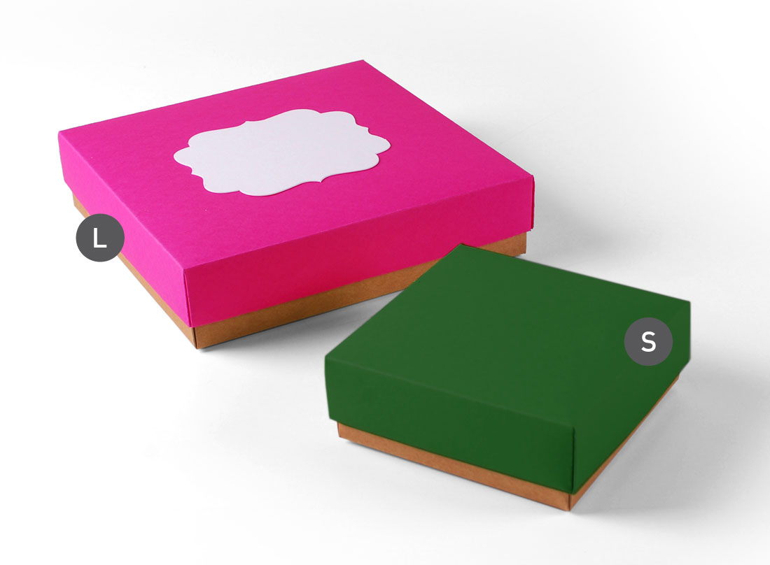 Caja cuadrada de regalo
