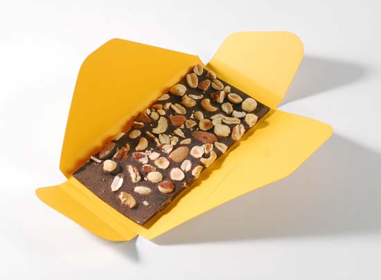 Caja para tableta de chocolate
