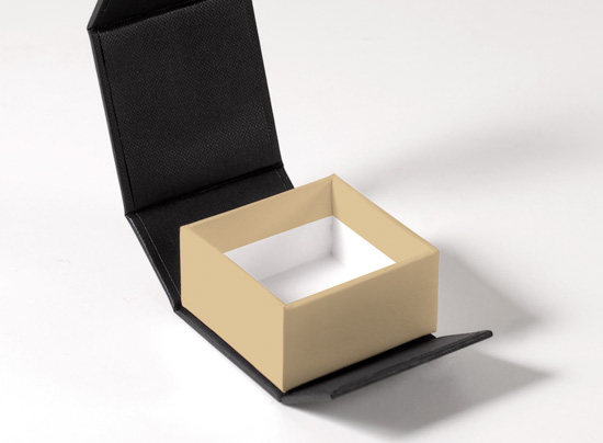 Caja forrada con cubeta rígida