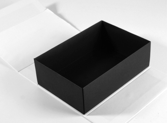 Caja rectangular forrada  automontable