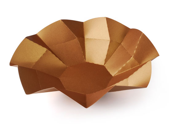 Caja regalo original con pliegues