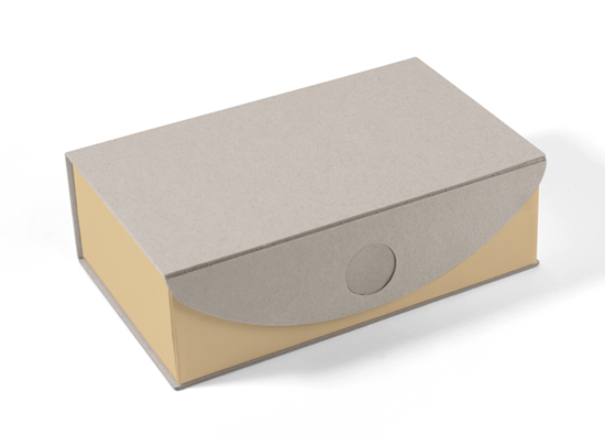 Caja rectangular rígida y ecológica