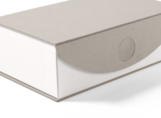 Caja rectangular rígida y ecológica