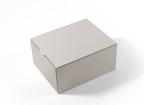 Caja rectangular de cartón ecológico rígido automontable