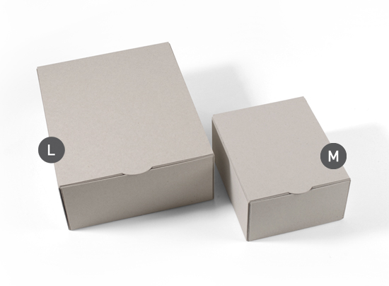 Caja rectangular de cartón ecológico rígido automontable