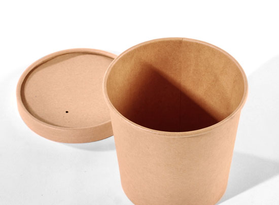Sopera kraft con tapa  take away