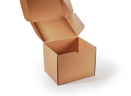 Caja de envío alta automontable