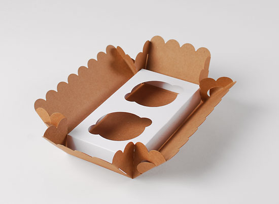 Caja para cupcakes