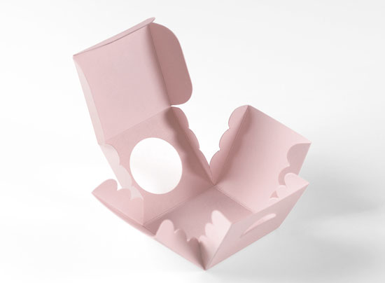 Caja individual para cake pops